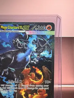 Pokemon TCG: Phantasmal Flames - Mega Charizard X ex - #125/094 - SIR - MINT - Image 4