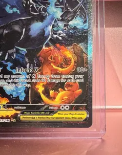 Pokemon TCG: Phantasmal Flames - Mega Charizard X ex - #125/094 - SIR - MINT - Image 5