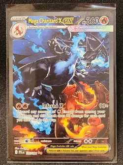 Mega Charizard X EX SIR 125/094 Phantasmal Flames English Pokemon TCG - MINT - Image 1
