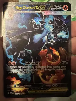 Mega Charizard X EX SIR 125/094 (English) Phantasmal Flames Pokemon TCG - Image 1