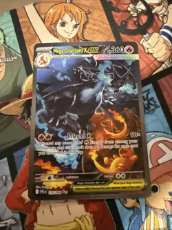 Mega Charizard X EX SIR 125/094 (English) Phantasmal Flames Pokemon TCG - Image 1