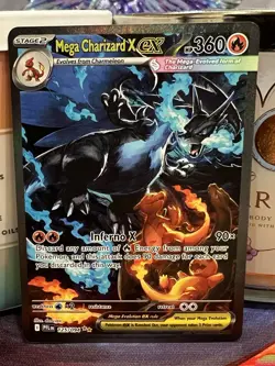 Mega Charizard X EX SIR 125/094 (English) Phantasmal Flames Pokemon TCG - Image 1