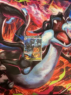 Mega Charizard X EX SIR 125/094 (English) Phantasmal Flames Pokemon TCG - Image 3