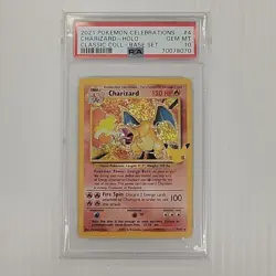 2021 Pokemon Celebrations Charizard Holo Classic Coll Base Set #4 4/102 PSA 10 - Image 2