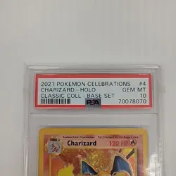 2021 Pokemon Celebrations Charizard Holo Classic Coll Base Set #4 4/102 PSA 10 - Image 5