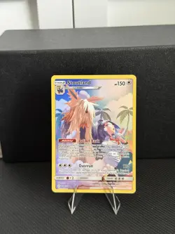 Pokemon TCG Stoutland Sun & Moon Cosmic Eclipse Holo Card 248/236 Secret Rare - Image 1