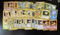 Pokemon TCG Neo Genesis Lot Of 57 Rare, Uncommon, Common Cards LP/MP/NM No Dups - Image 2