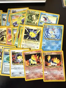 Pokemon TCG Neo Genesis Lot Of 57 Rare, Uncommon, Common Cards LP/MP/NM No Dups - Image 3
