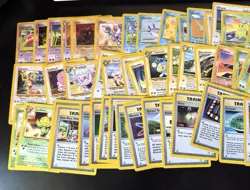 Pokemon TCG Neo Genesis Lot Of 57 Rare, Uncommon, Common Cards LP/MP/NM No Dups - Image 4