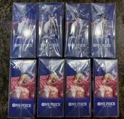 One Piece Card Game THE AZURE SEA'S SEVEN Double Packs (OP14-EB04) Lot of 8 New! - Image 2