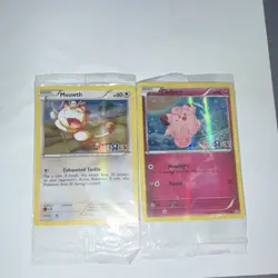 Pokemon Toys R Us Promo Meowth & Clefairy Sealed Cards Lot Nintendo 2016 - Image 1