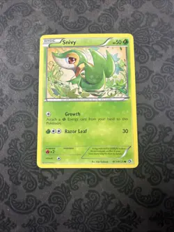 Snivy RC1/RC25 Common Legendary Treasures: Radiant Collection Pokemon Card - Image 1
