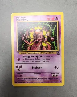 Pokemon TCG Mewtwo Black Star Movie Promo Card 14 WOTC - Image 1