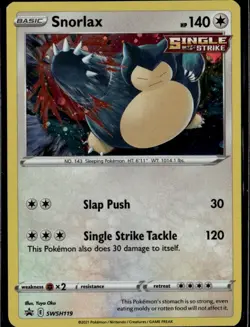 Snorlax - Promo SWSH: Sword & Shield Promo Cards SWSH119 Colorless Holo Pokemon - Image 1