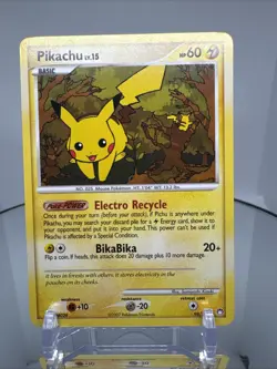 Pikachu 94/123 Mysterious Treasures Pokemon Card Common Vintage TCG LP/ - Image 2