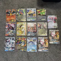 Pokemon EX Lot (14 Cards) Oversized {LP} Charizard Flygon Salamence Ho-Oh Scizor 636996769661 - Image 1