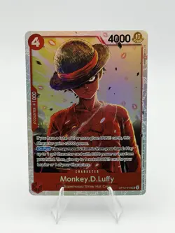 Monkey D. Luffy OP12-015 SR Legacy of the Master - ONE PIECE Card Game ENGLISH - Image 1
