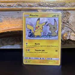 Pokemon 2019 Pikachu SM162 Sun & Moon Black Star Promo Holo Card TCG - Image 1