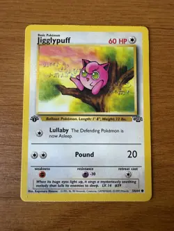 Pokemon Card 1ST EDITION Jungle Set 1999 - Jigglypuff 54/64 - Image 1