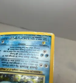 Pokemon TCG Vaporeon Holo Rare Card 12/64 Jungle Set, Vintage 1999 Damaged - Image 3