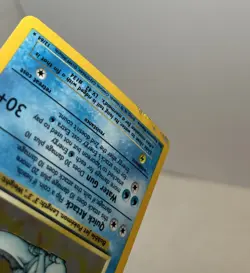 Pokemon TCG Vaporeon Holo Rare Card 12/64 Jungle Set, Vintage 1999 Damaged - Image 5