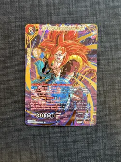 2022 Dragon Ball Super Card Game SS4 Gogeta, Indomitable Might Bt18-143 Spr - Image 1