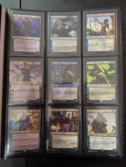 MTG Magic the Gathering Card Binder Collection 323+ Cards all Rares or Mythics - Image 2