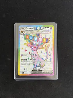 Espeon ex 175 SVP Black Star Promo Prismatic Evolutions Pokemon Card - Image 1