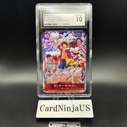 CGC 10 Luffy Promo ST10-006 ONE PIECE DAY 2024 ONE PIECE Card Japanese 3 US SHIP - Image 1