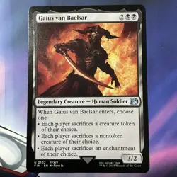 Gaius van Baelsar - Final Fantasy - NP - MTG Magic - Uncommon - Creature - Image 1