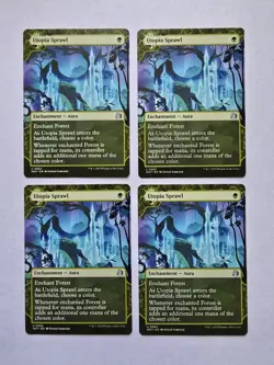 4x Utopia Sprawl - WoE Enchanting Tales - Near Mint - MTG - Image 1