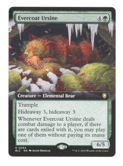 Evercoat Ursine Extended Art - 0064 - Bloomburrow MTG (BLB) - R - Regular - Image 1