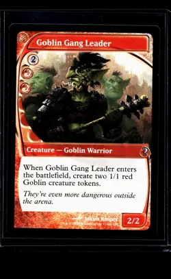 MTG Magic The Gathering Mystery Booster 2 Future Sight #144 Goblin Gang Leader - Image 1