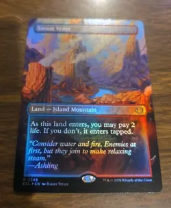 MTG Magic Lorwyn Eclipsed Steam Vents (Borderless) Foil 348 NM - Image 1