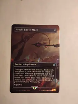 Nazgul Battle-Mace (Borderless) LOTR UB MTG Surge Foil - Image 1