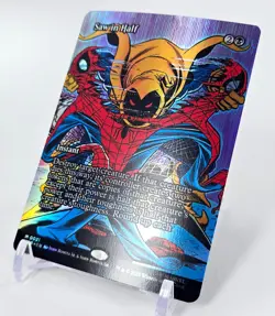 MTG • SAW IN HALF 0021 Borderless Foil Mythic • Marvel Spider-Man Magic M/NM - Image 2