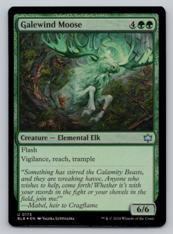 Galewind Moose FOIL - Commander: Bloomburrow MTG - Image 1