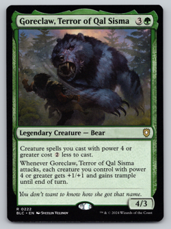 Goreclaw, Terror of Qal Sisma - Commander: Bloomburrow MTG - Image 1
