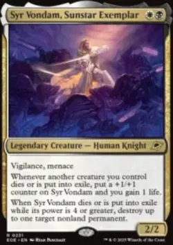 Syr Vondam, Sunstar Exemplar Edge of Eternities EOE 231 MTG Regular NM - Image 1