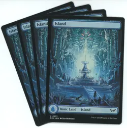 x4 Island (Foil) 273 - Full Art - Duskmourn: House of Horrors - Image 1