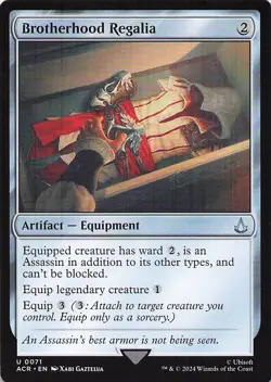 Brotherhood Regalia Universes Beyond: Assassin's Creed Regular - Image 1