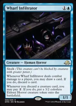 MTG Wharf Infiltrator - Foil, Eldritch Moon, Lightly Played, English - Image 1