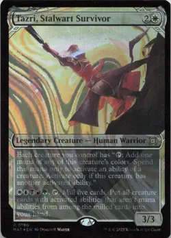 Tazri, Stalwart Survivor (Halo Foil) - FOIL - R March of the Machine: The Afterm - Image 1