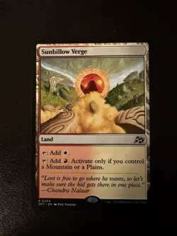 Sunbillow Verge Aetherdrift Regular - Image 1