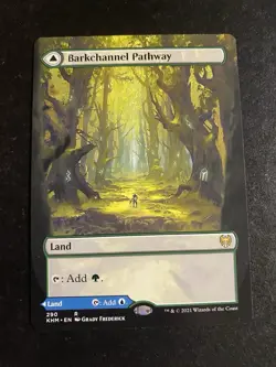 MTG - NM - Barkchannel Pathway Tide channel Pathway - Borderless - Kaldheim - Image 1