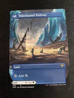 MTG - NM - Barkchannel Pathway Tide channel Pathway - Borderless - Kaldheim - Image 2