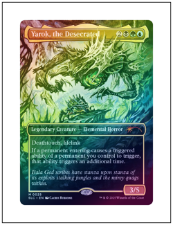 1x Yarok, the Desecrated, 0025, Foil, Secret Lair Encyclopedia, MTG NM - Image 1