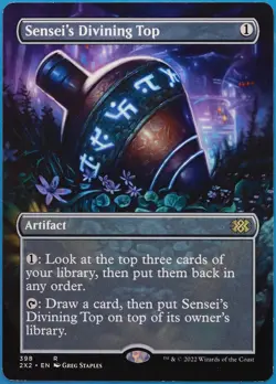 Sensei's Divining Top (Borderless) Double Masters 2022 NM (510202) ABUGames - Image 1