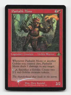 Pashalik Mons (Retro Frame) Dominaria Remastered #328 FOIL Pre Rare - Image 1