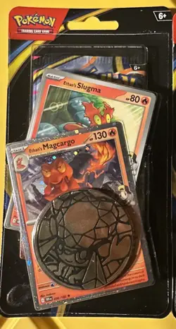 Pokemon TCG: Phantasmal Flames Single Blister [Ethan’s Magcargo] Factory Sealed - Image 1